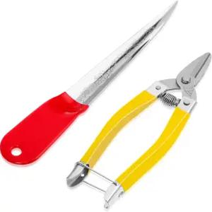 빌케이스 위커 수리 도구 세트 손잡이 캐기 및 가구 바구니 수리용 소형 가위 포함 DIY 파티오 의자 유지