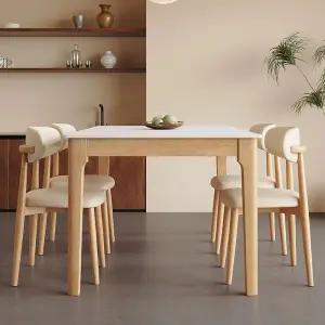 2인용 티테이블세트 원목 미니 사각 고무나무 테라스 베란다 테이블+의자2