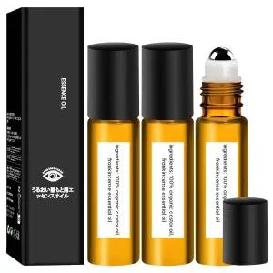 3Pcs 피마자 오일 프랑켄스 세럼 다크서클과 주름 및 눈 피로 안티에이징 크림