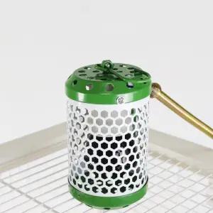 조류 온열등 케이지 휴대용 이동장 병아리 새장 산책 충전식 난방 이동식 온도조절 그린