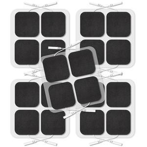 TENS 유닛 접착 교체 2X2인치 전극 패드 가능한 1CM 재사용 자체 20개 1X5