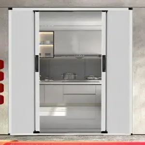 셀프 중문 간이 미닫이 도어 현관문 무타공 설치 방풍 파티션