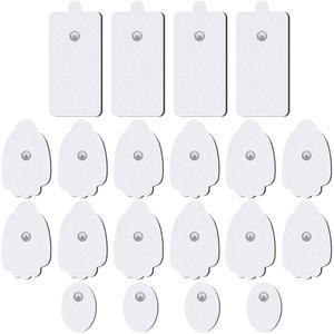 AVCOO TENS 사이즈 유닛 재사용 50회 3가지 라텍스 20팩 패드 프리 가능 전극