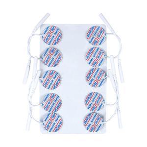 TENSCARE 5CM TENS 10개 패드 유닛 원형 전극 EMS 1인치 교체