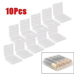 10pcs 배터리 플라스틱 보호 케이스 커버 홀더 4xAA 5xAAA 부품에 대 한 AAAAA 보관 상자 컨테이너 주최자