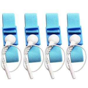 조절 가능한 4피스 루프 와이어 ESTIM 스티치 화이트 블루 부품 스트랩 손목