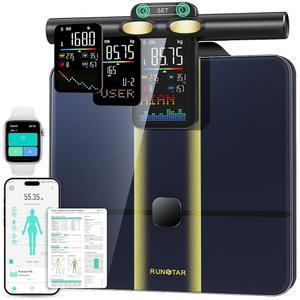 체중을 위한 설정된 고정밀 런스타 저울 8개의 디지털 스마트 핸들이 기능 전극 28 욕실