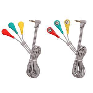 티엔포코타 텐스 TENS 커넥터 스냅 교체용 5MM 유닛 리드 마사지기용 와이어 EMS