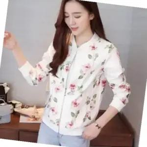 여성 여름 등산 플라워 바람막이 점퍼 자켓