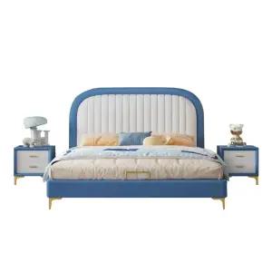 튼튼한 철제 침대 사이즈 프레임 조립식 슈퍼싱글 퀸 싱글 블랙 킹