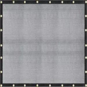 [윈드스크린 서플라이코] 60-70 10피트 X 12피트 메쉬 타프/쉐이드 천 9-니들 니트 헤비 듀티 블랙 그린