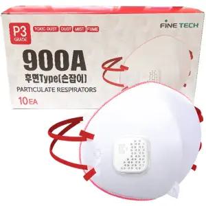 파인텍 900A 방진 방역 산업용 특급 마스크 안면부여과식 보형물마스크
