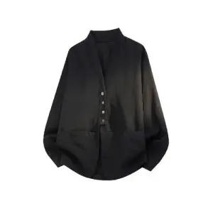 록쉬블몰 남친 가을 캐주얼 솔리드 셔츠 레이어드 카디건 빅사이즈 HO3