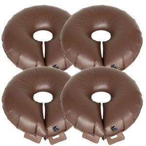 베고 가든 16갤런 나무 물주머니/반지 나무와 관목을 위한 초강력 PVC 심는 물주머니 기본적인 물 절약 천천히 방출되는 드립 관개용 뿌리 물조리개 시스템-4팩