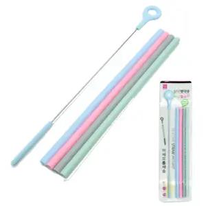 1804 인기 실리콘빨대솔+빨대4P 추천