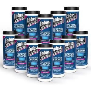 전자제품용 인더스트; 멀티 표면 정전기방지 전자제품 청소 물티슈; 알코올 암모니아 프리; 용기당 70개 물티슈 12팩(259000P12)