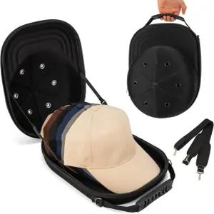 비코누 모자 여행용 케이스 어깨끈 조절이 가능한 캐리어 정리함 야구 홀더 6개의 여행 및 가정용 보관에