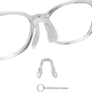 Eyeglass Saddle Bridge Clear Nose Pads 노즈 피스 선글라스 코 패드 실리콘 U자형 및 안경 드라이버 세트
