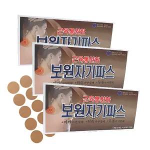 보원 자기파스 근육통완화 자석패치 파스 통증 동전패치 5개