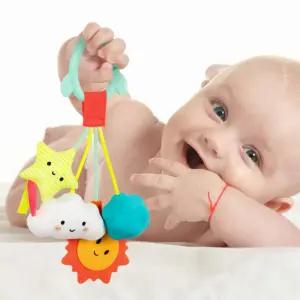 코튼 실리콘 아기 치발기 삑삑이 딸랑이 신박한 출산선물