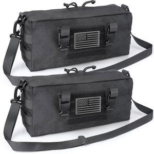 WYNEX 대형 몰 파우치 밀리터리 백 수직 관리 백팩 러크백 부착용 모듈형 유틸리티 증분 측면 슬링백으로 사용할 수 있는 어깨 스트랩 포함