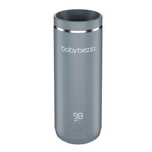 베이비 브레자 포터블 워머 u2013 3배 빠른 젖병 보온 - 여행용 분유 안전하고 고른 난방 최대 9온스 어댑터 없음 회색