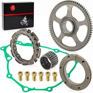 혼다 19992014 TRX400EX 스포츠락스 400 2x4 TRX400X용 스타터 클러치 원웨이 베어링 및 기어 들러 키트