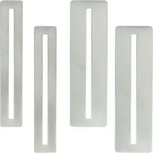 켐카투이 2세트 기타 프렛보드 프로텍터 슬리버 핑거보드 스테인리스 스틸 프렛 연마용 루시에 가드 도구