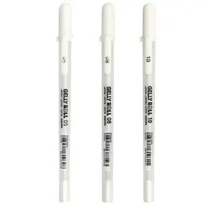 사쿠라 겔리 롤 1.0MM 0. 8 화이트 선택가능 5 펜 로펜 흰색펜 젤리롤펜