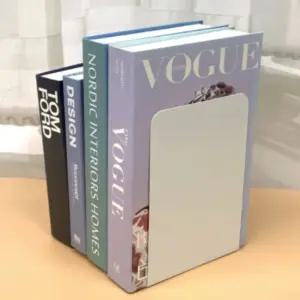 (힘찬)논슬립북엔드 L자형 책꽂이 화이트 2P책상 책상위 간이 2단 서랍 철제 데스크 3단 1단