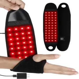 손목 터널용 슈퍼레드 레드 라이트 테라피 660nm 850nm 근적외선 손 팔 엄지손가락 를 위한 144개의 칩