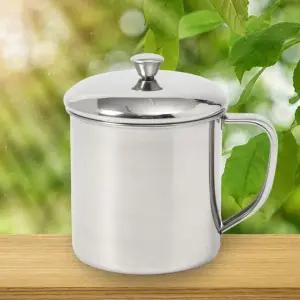 캠핑용 스테인리스 뚜껑 머그컵 아웃도어 휴대용 컵컵 머그컵 스텐음료컵