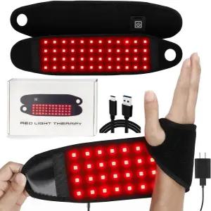 손목 터널용 슈퍼레드 레드 라이트 테라피 발목 목 144 칩 밴드를 위한 660nm 850nm 적외선 손 강직 를