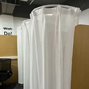 스터디 카페 책상 커텐 봉 자습 1인실 수험생 독서실 가림막 공간 학교 블랙