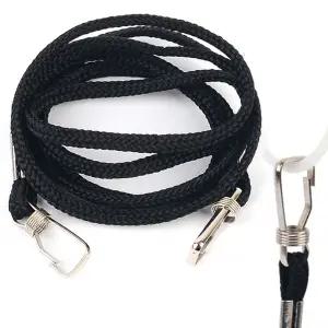 마스크 목걸이 줄 검정 스트랩 사원증 명찰 이름표 wfk6+6bjO