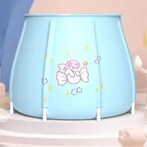 [마이모노샵][마이모노샵] 원룸 반식욕조 휴대용 간이 접이식 폴딩 보관편리 욕조 (17166963)