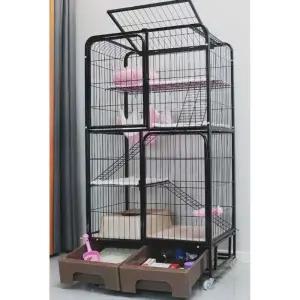 케이지 둥지 고양이 철조망 반려묘 울타리 놀이터