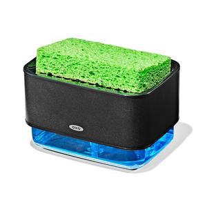 OXO 굿 그립 비누 디스펜싱 스펀지 홀더 - 블랙