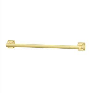 욕실용 피스터 바네리 목욕 타월 바 18인치 벽걸이 나사 고정 브러시드 골드 마감 BTBVRI1BG