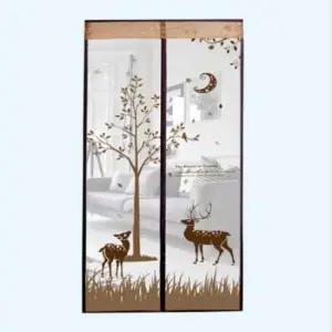 문 모기장(100x210cm) 현관문자석방충망 현관문모기장