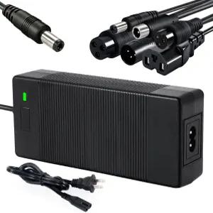 UL 인증 42V 2A 교체 전동 스쿠터 충전기 36V 호버보드 충전기용 6프롱 GOTRAX/나인봇/제트슨/보이지 전원