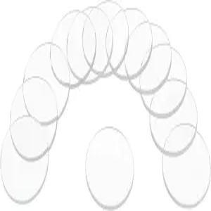 uxcell 시계 크리스탈 유리 렌즈 원형 안경 얼굴 렌 교체 부품 제조업체 수리를 위한