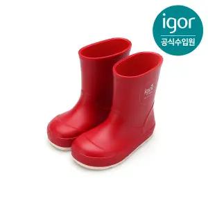 [롯데백화점]이고르 요기 너티코 레인부츠 레드 아동레인부츠 키즈장화 IGBTRAN2RE by 트래드후스