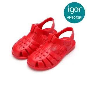 [롯데백화점]이고르 클라시카 젤리슈즈 로조 키즈샌들 아동샌들 IGSDJ1N2RE 유아동 by 트래드후스