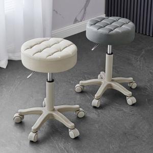 의자 회전 스툴 원형 네일샵 병원 보조 간이 바퀴달린 소형