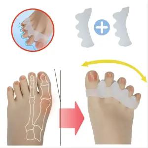 실리콘 발가락 교정기 벌리개/발가락링/보호대/교정/보호/끼우기/끼우개/패드/보조기/고정기/고정기링/분리
