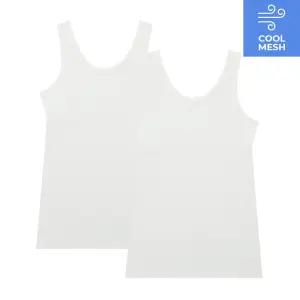 수아팜 주니어 브라 런닝 1단계 2매 쿨 메쉬 아이보리 (초등 학생 여아 속옷)