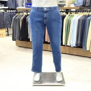 런던포그 세이브존04 전체 밴드 일자 주머니 블루데님 LNAOA82Z