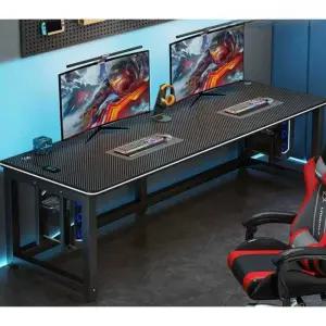 카본 게이밍책상 의자 세트 2인 컴퓨터 더블 책상 테이블