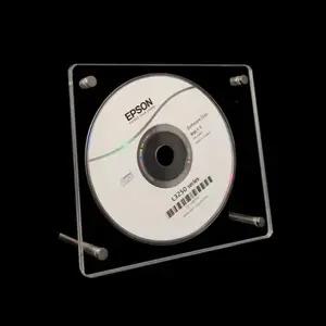 cd 수납함 투명 스탠드 정리대 아크릴 cd 거치대 앨범 보관 디스플레이 랙투명 케이스 보관함 사무실